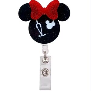 Disney Minnie Mouse Ears Badge Reel